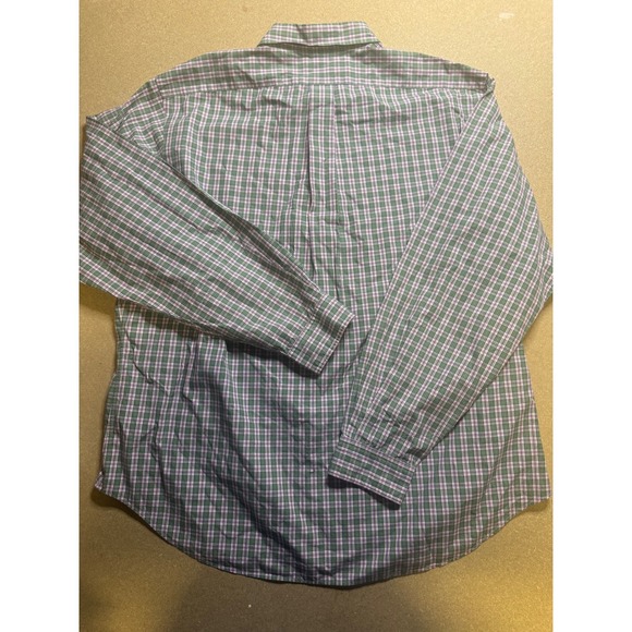 Ralph Lauren Mens XL‎ Classic Fit Green Pink Plaid Button Down Shirt - Picture 4 of 10